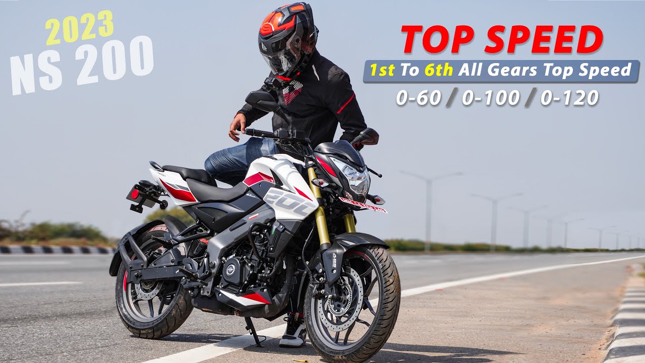 bajaj pulsar ns200 acceleration to 100